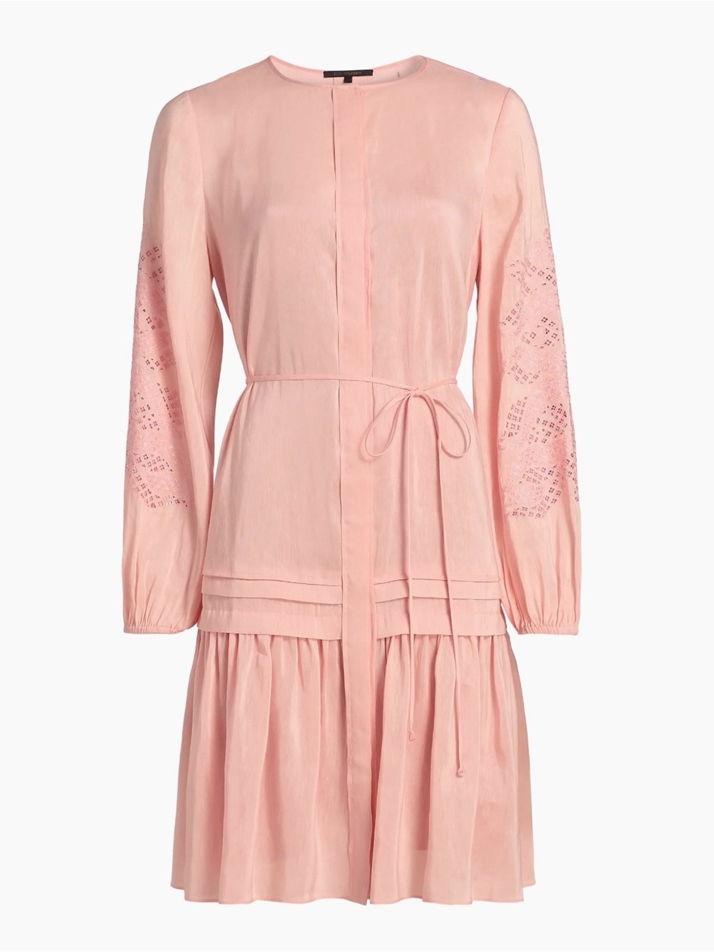 NWT Kobi Halperin Carrie Linen-Silk Midi-Dress
